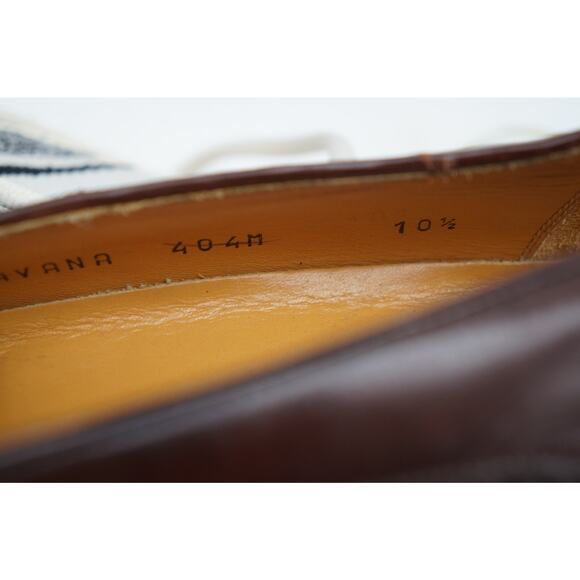 Mezlan Havana Tassel Loafers Men's Dark Brown Leather Size 10.5 - Picture 9 of 10